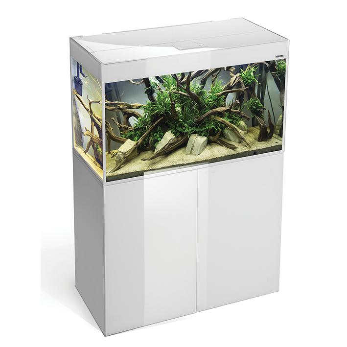 Aquael Glossy 100 Aquarium Cabinet In White Viscum