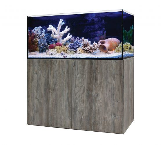 Aqua One ReefSys 255 Aquarium & Cabinet Set in Natural Nebraska Oak